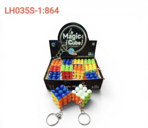 Brelok Kostka Logiczna Magic Cube 3x3 Mini Zabawka Antystresowa 5702146