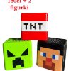 180el + 2 fiegurki Klocki magnetyczne TNT Duże Pudełko 2531742