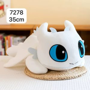 Maskotka smok leżący czarne 35 cm 6847843