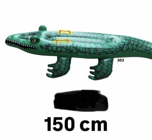 150 CM Dmuchane Koło do Pływania Witch Hunters Różowe z Głową Postaci 1467009