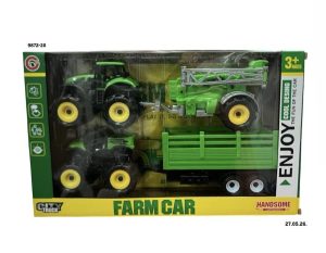 Zestaw Pojazdów Rolniczych Farm Car Tractor 2 szt. 1467013