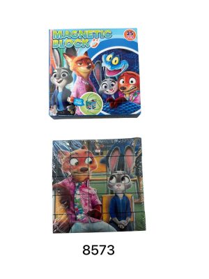 KLOCKI MAGNETYCZNA ZOOTOPIA 25EL 4806229