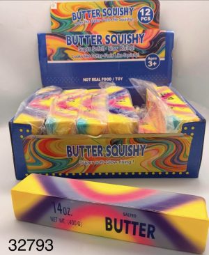 23cm Butter Squishy kolorowa piankowa zabawka 5153736