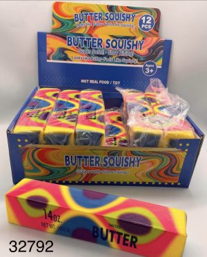 23cm Butter Squishy kolorowa piankowa zabawka 5153737