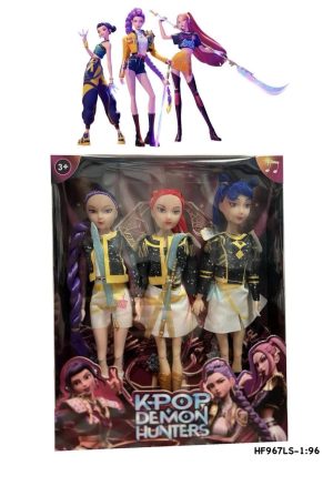 ZESTAW 3SZT LALKA K-POP Z DŹWIĘKIEM 7471335