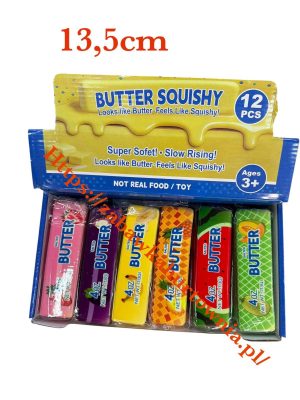 13_5cm Butter Squishy kolorowa piankowa zabawka 7085314