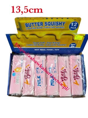 13_5cm Butter Squishy kolorowa piankowa zabawka 7085315