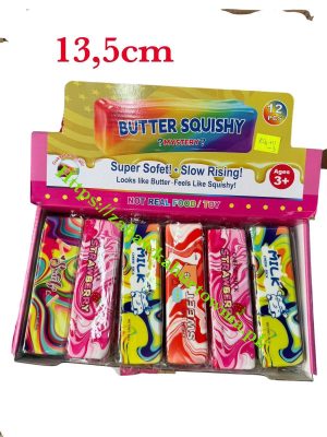 13_5cm Butter Squishy kolorowa piankowa zabawka 7085316