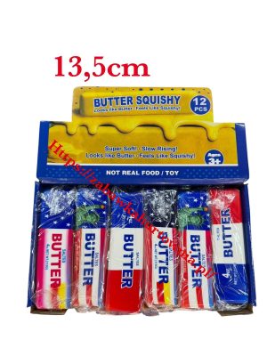 13_5cm Butter Squishy kolorowa piankowa zabawka 7085317
