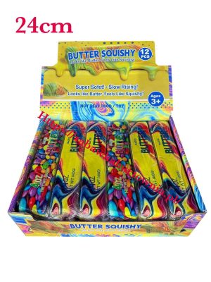 24cm Butter Squishy kolorowa piankowa zabawka 7085320