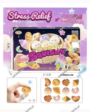 KALENDAT Zestaw antystresowych gniotków Squishy 4281914