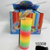 SPRĘŻYNA DO ZABAWY KOLOROWA TĘCZOWA PLASTIKOWA 1794674