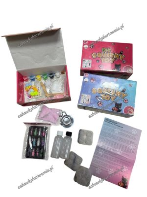 ZESTAW SQUISH DO TWORZENIA SLIME GLUTY ŁAPKA GNIOTEK DIY DLA DZIECI PREZENT 2803363