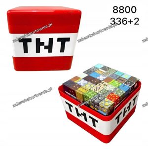 336el + 2 fiegurki Klocki magnetyczne TNT Duże Pudełko 7954355