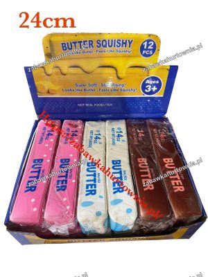 24cm Butter Squishy kolorowa piankowa zabawka 7954364