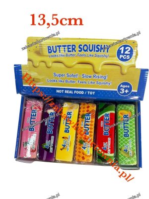 13_5cm Butter Squishy kolorowa piankowa zabawka 7954367