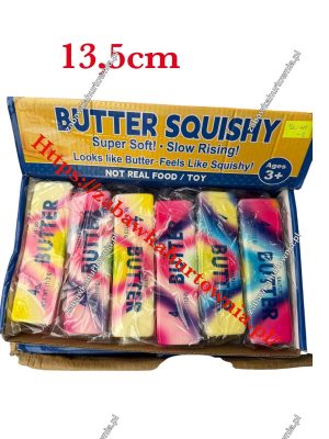 13_5cm Butter Squishy kolorowa piankowa zabawka 7954369