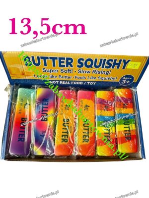 13_5cm Butter Squishy kolorowa piankowa zabawka 7954371