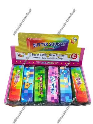13_5cm Butter Squishy kolorowa piankowa zabawka 7954379
