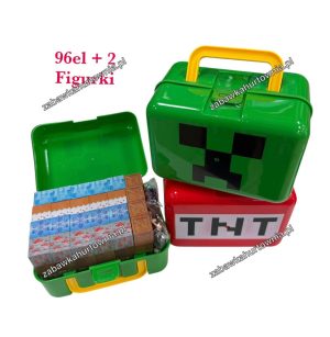 96el + 2 fiegurki Klocki magnetyczne TNT Duże Pudełko 1328457