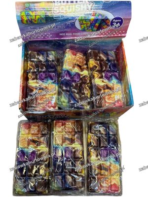 Gniotek squishy antystresowy tabliczka czekolady duża CZEKOLADA sensoryczny 4501789