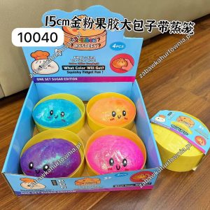 15CM  Gniotki dumplings duże Brokatowe żelowe 3753979