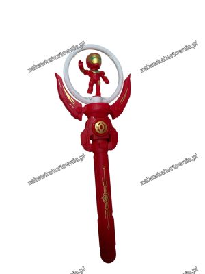 RÓŻDŻKA Z JEDNOROŻCEM EFEKT LED ELECTRIC GLOW OBRÓT MUZYKA 36CM 1953001