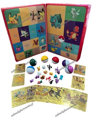 ZESTAW  Pudełko Prezentowe Pokemon Pikachu 24 okienka + Gratis Karty 5297223